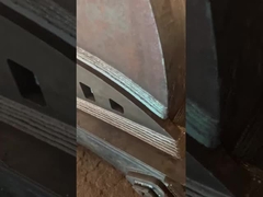 Excavadora de 100 mm de espesor, arrancador de rocas Q355B, de tablas de refuerzo fuerte