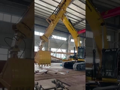 Excavadora de alto rendimiento brazo telescópico con 1.5cbm Clamshell Bucket CE certificado