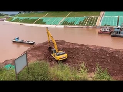 Excavadora de acero Q690D de largo brazo de 50 pies