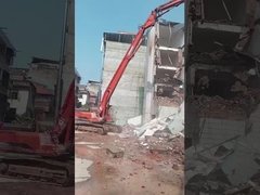 Brazo de demolición de gran alcance de 24M para excavadora