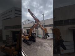 Ver brazo telescópico de excavadora tipo almeja de 30 toneladas para largo alcance con placa BS900 con certificación CE